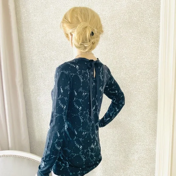 Louis Vuitton blue black long sleeved top XS - Picture 4 of 16